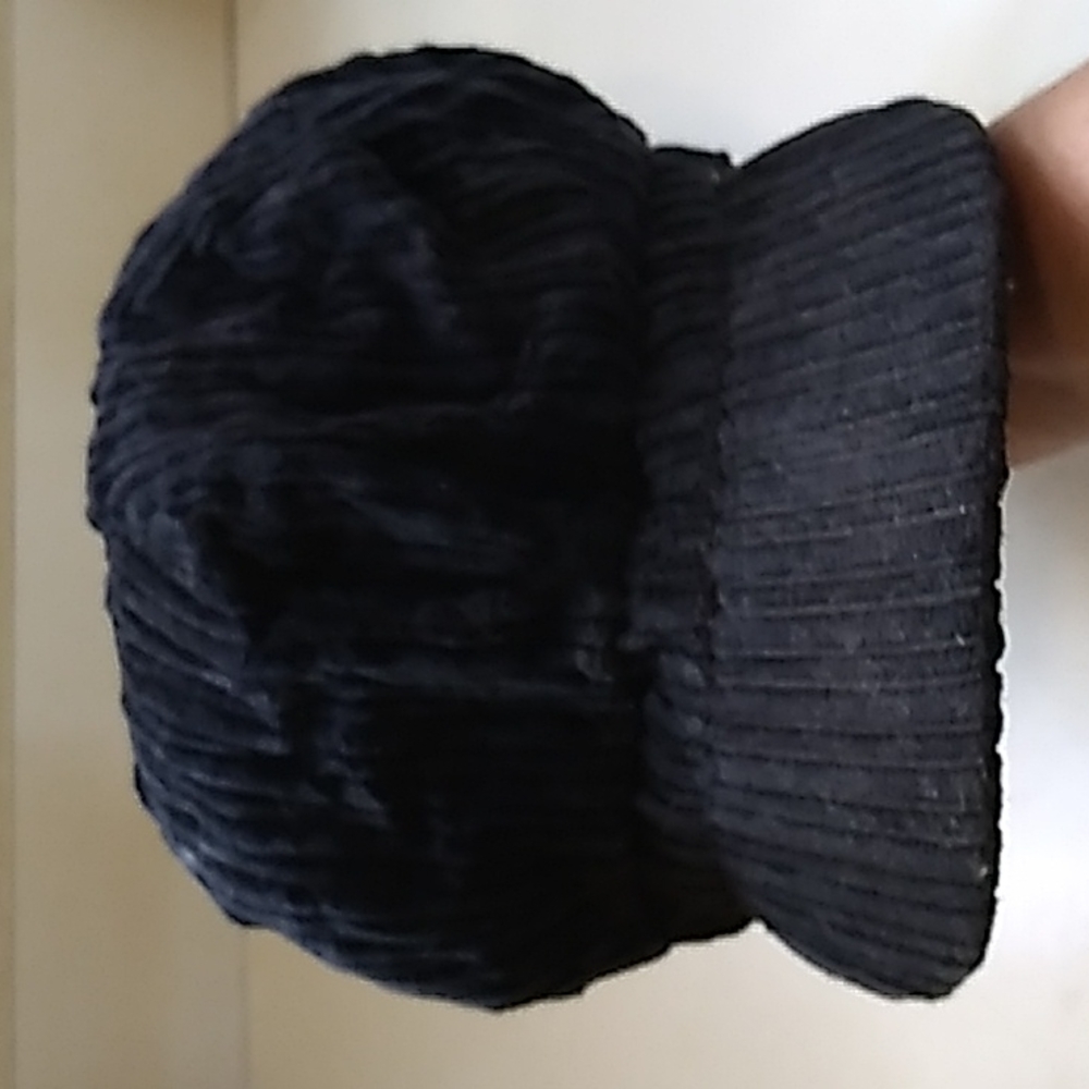 Vintage 100% Cotton Black Cap